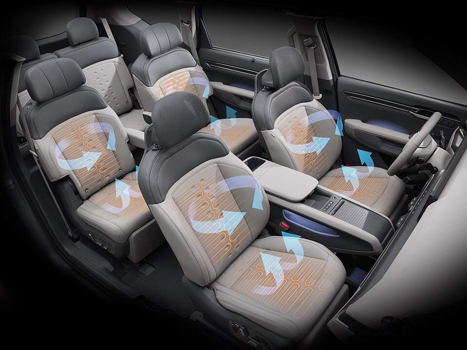 مقاعد الصف الثاني مهواة/مدفأة