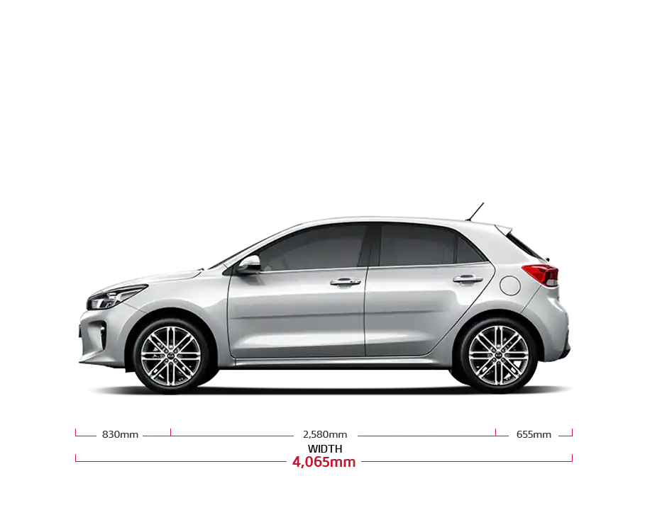 Kia Rio 5 Door Dimensions