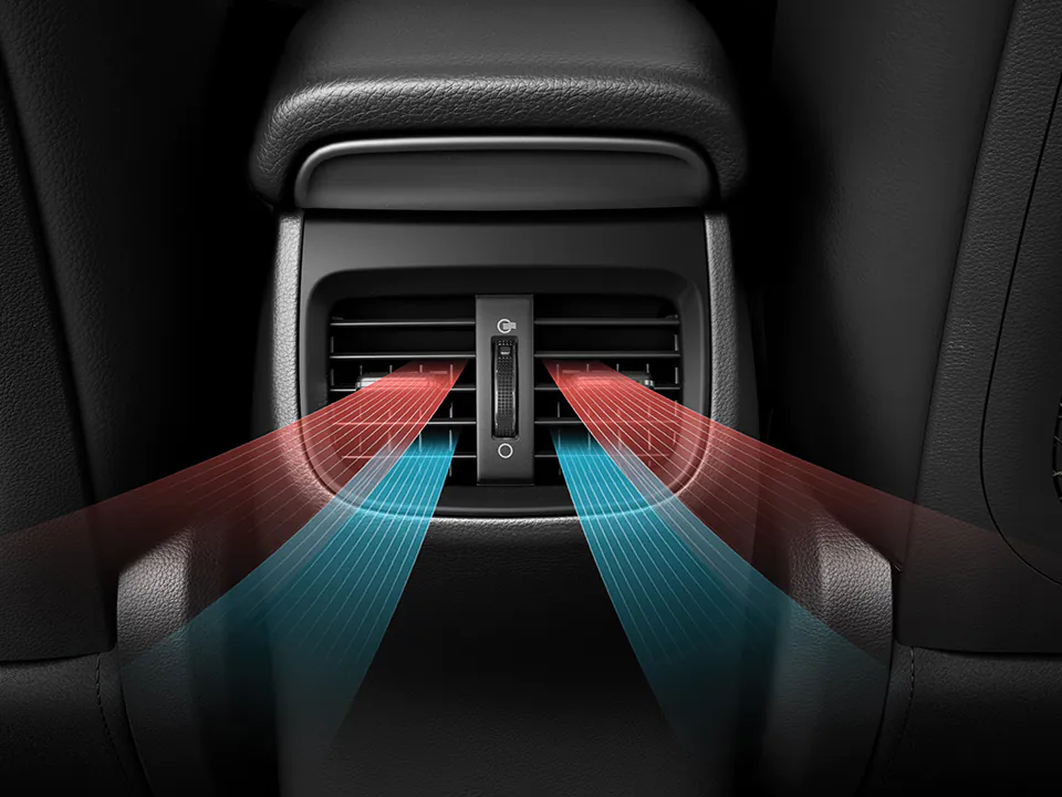 Ventilation for 2nd row passengers