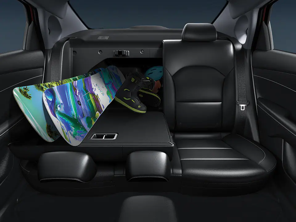 60:40 split folding seats