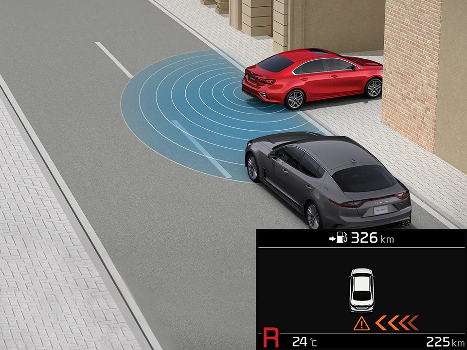 Rear Cross-Traffic Collision Warning (RCCW)