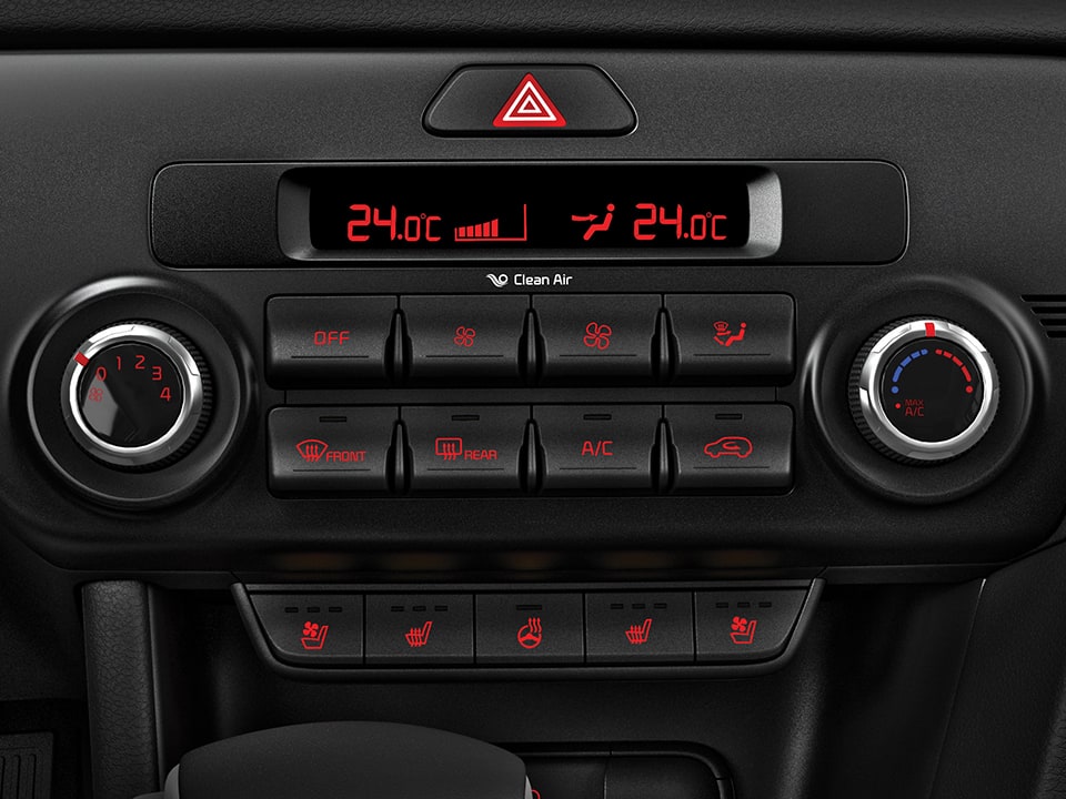 Manual temperature control